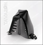 Leather dog mask with hanging ears