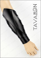 Leather arm bracers and collar