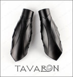 Leather arm bracers and collar