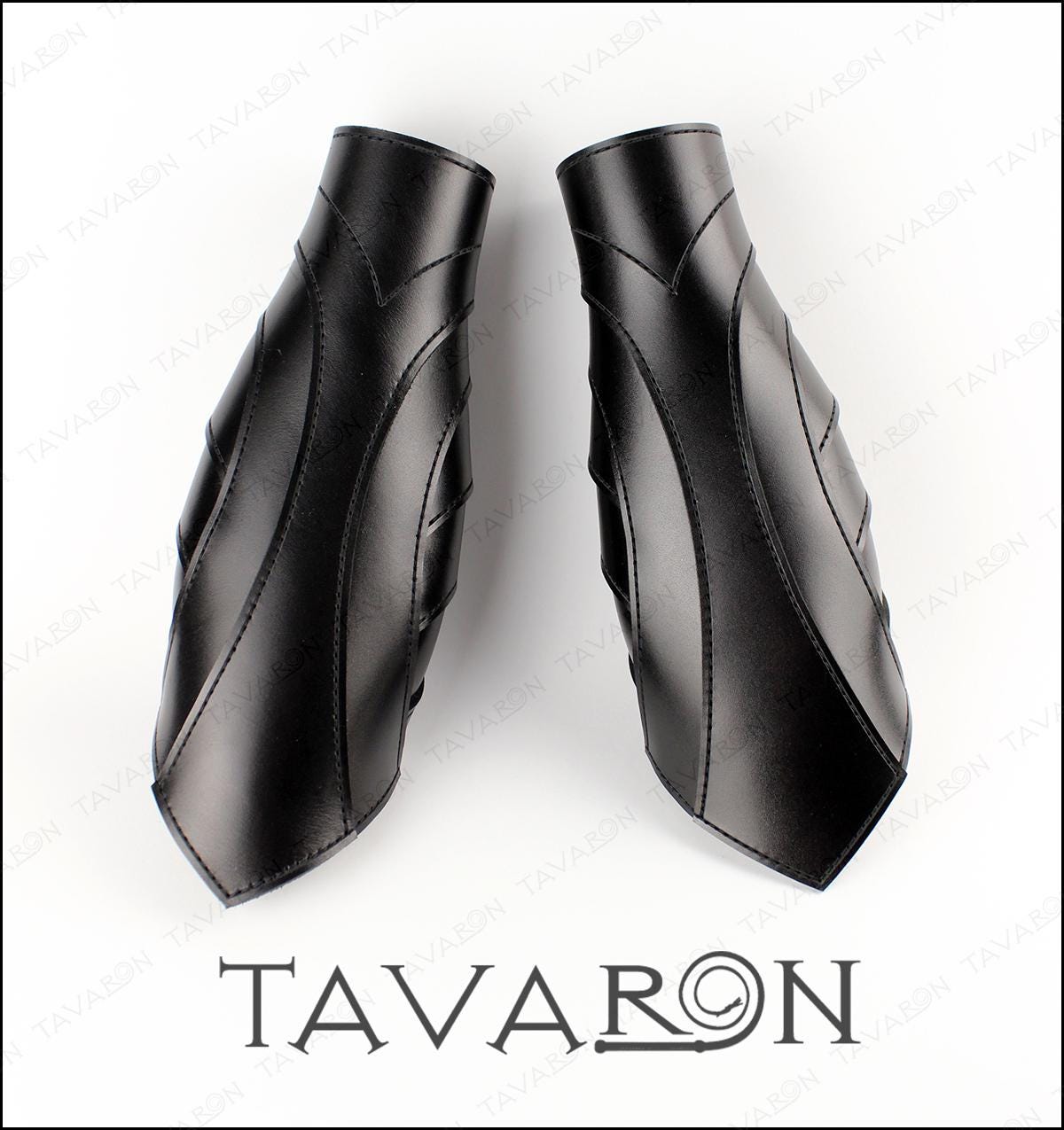 Leather arm bracers and collar