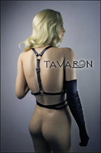 Leather body harness