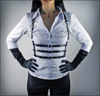 Leather cage body harness