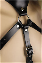 Leather chest harness