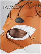 Leather fox mask