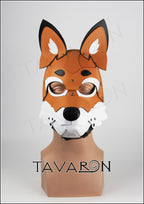 Leather fox mask