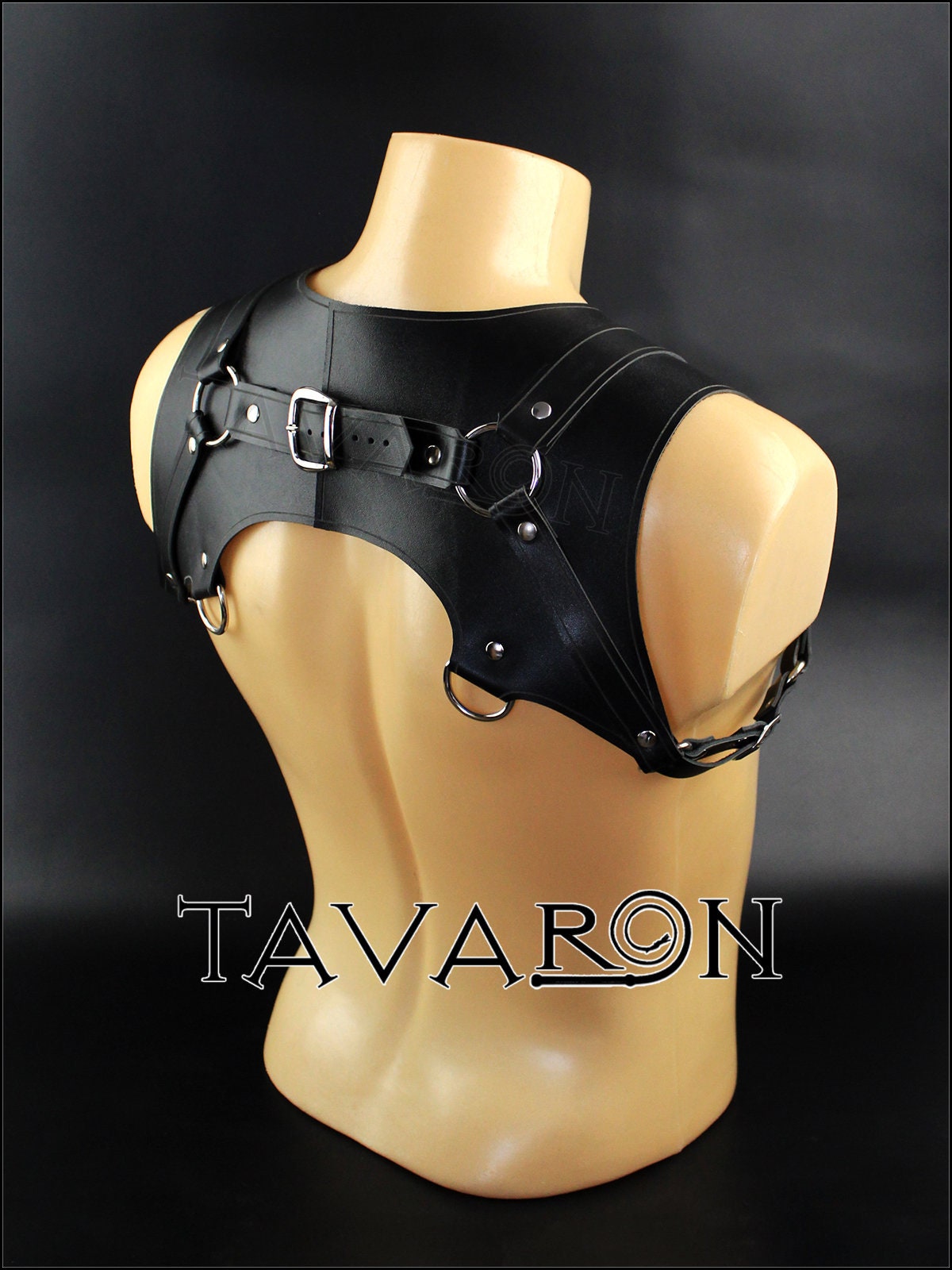 Leather men harness
