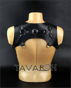 Leather men harness