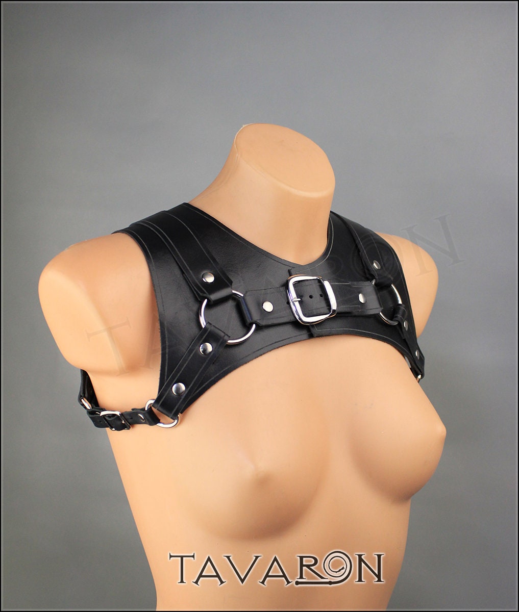 Leather men harness