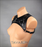 Leather men harness