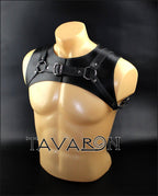 Leather men harness
