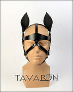 Leather pony mask
