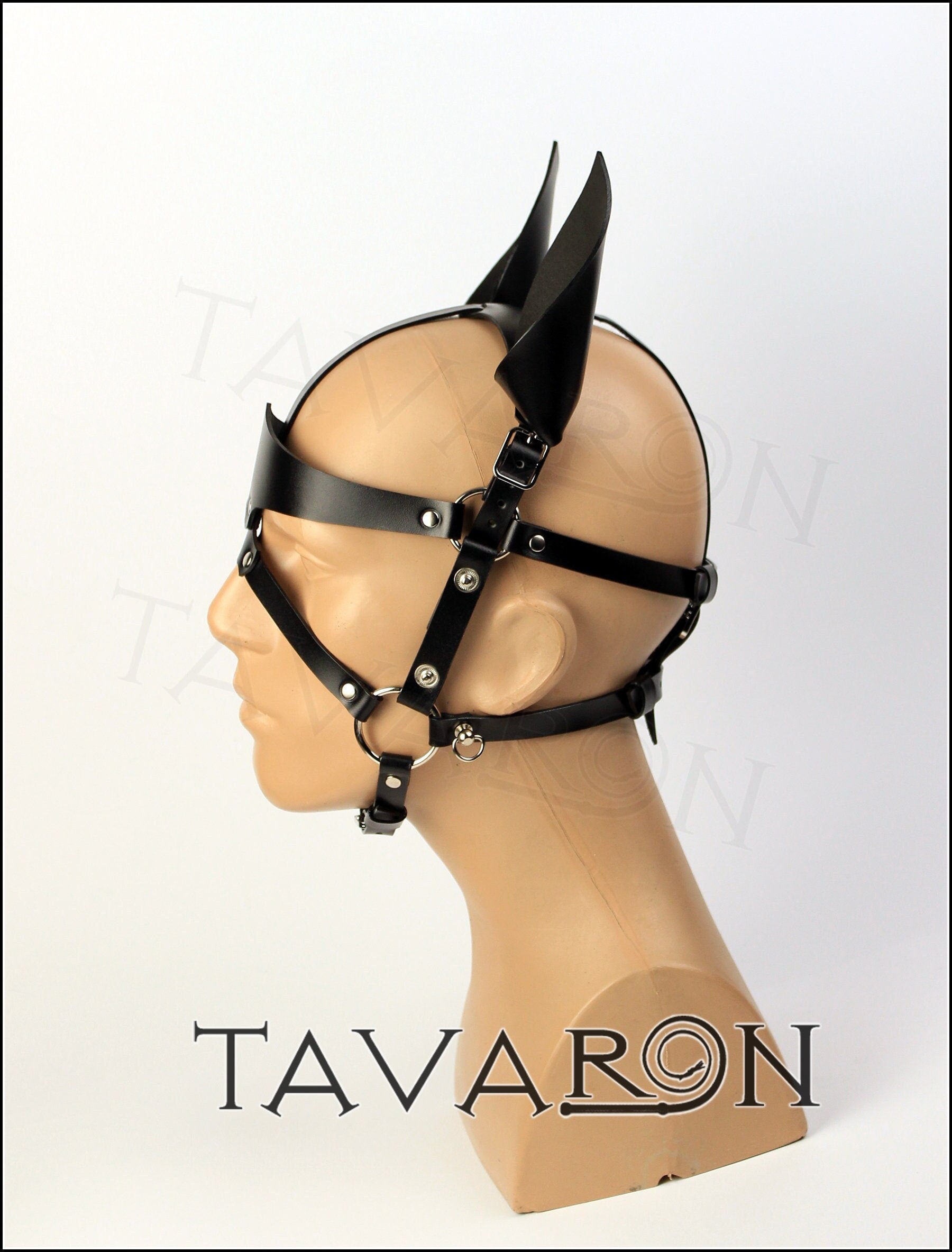 Leather pony mask