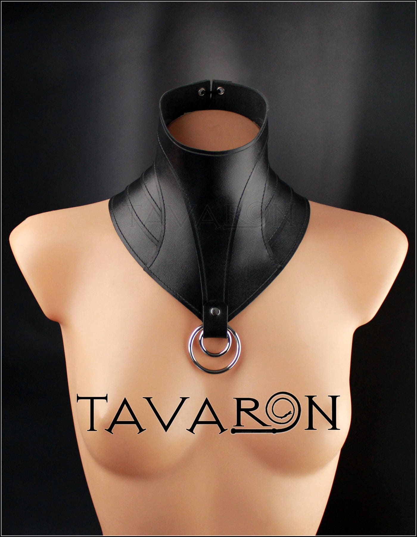 Leather posture collar