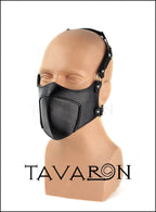 Leather respirator mask