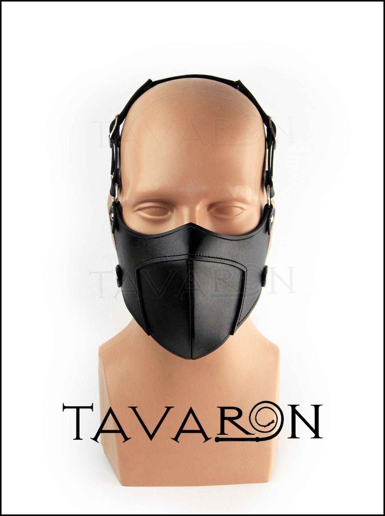 Leather respirator mask