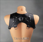 Leather shoulder harness for women