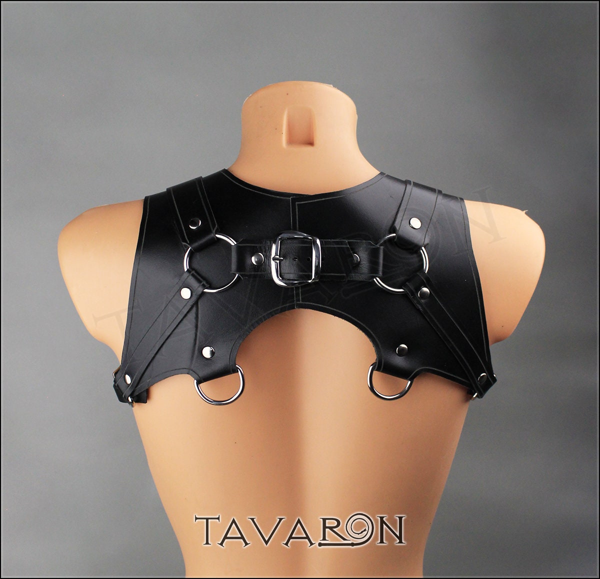 Leather shoulder harness for women