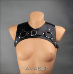 Leather shoulder harness for women