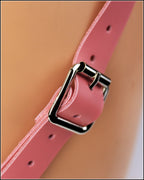 Sleek leather strapon harness