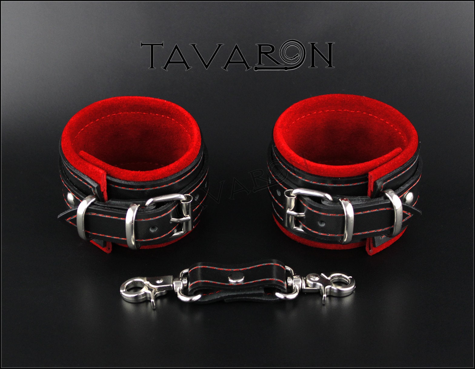 Leather wrist cuffs
